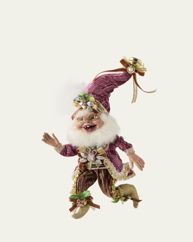 Joy to the World Elf Christmas Figurine